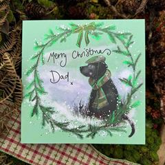 Bild von DAD AT CHRISTMAS CHRISTMAS CARD