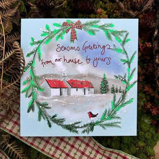 Bild von CHRISTMAS HOUSE CHRISTMAS CARD