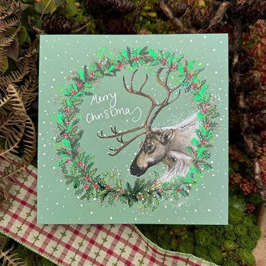 Bild von CHRISTMAS STAG CHRISTMAS CARD