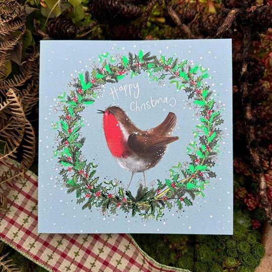 Bild von CHRISTMAS ROBIN CHRISTMAS CARD