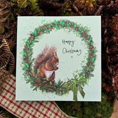 Bild von CHRISTMAS SQUIRREL CHRISTMAS CARD