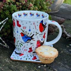 Bild von FESTIVE ROBINS CHRISTMAS MUG