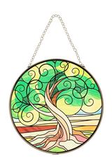 Bild von Yggdrasil Fensterbild Glas