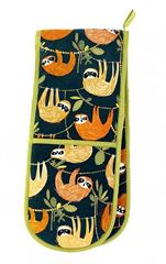 Bild von Hanging Around Double Oven Glove - Ulster Weavers