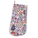 Bild von Mediterranean Plates Double Oven Glove - Ulster Weavers