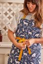 Bild von Forest Friends Navy Cotton Apron - Ulster Weavers