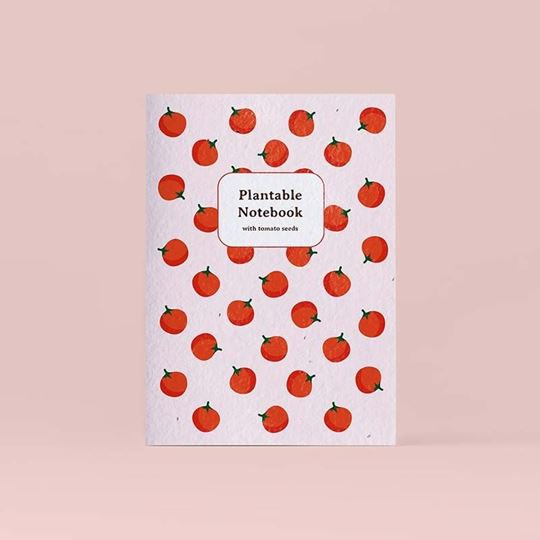 Bild von Plantable notebook with tomato seeds