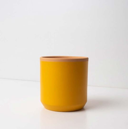 Bild von Vaso giallo zafferano