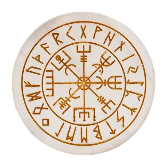 Bild von Vegvisir Platte aus Selenit