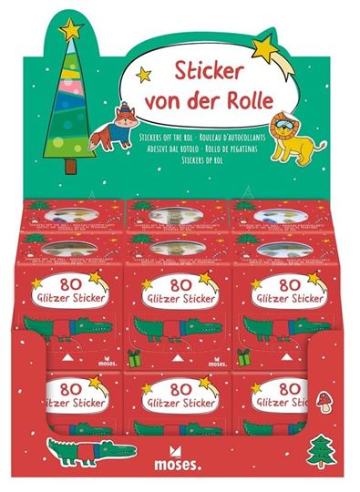 Bild von Sticker von der Rolle Weihnachtsfreunde, VE-24