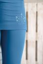 Bild von Yogahose lang mit Rockbund in aloha-blau von The Spirit of OM