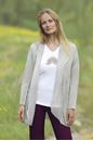 Bild von Strick-Cardigan mit Seide in silber von The Spirit of OM