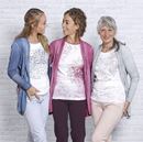 Bild von Strick-Cardigan mit Seide in silber von The Spirit of OM