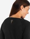 Bild von Crop Shirt Jathara in schwarz von The Spirit of OM