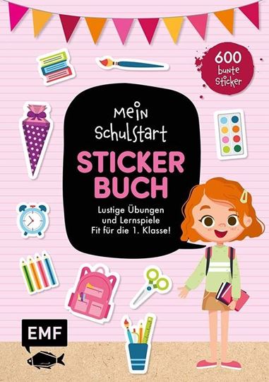 Bild von Das Stickerbuch zum Schulstart (rosa)