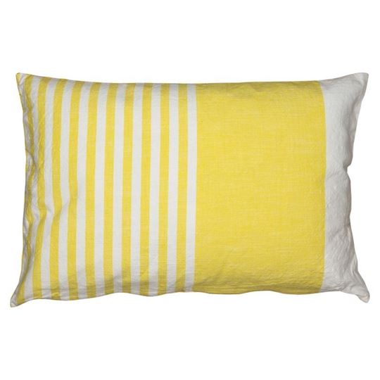 Bild von Kissenbezug STRIPES lemon, VE-4