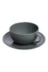 Bild von Tasse & Untertasse VINTAGE 250 ml grey