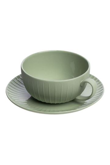 Bild von Tasse & Untertasse VINTAGE 250 ml green