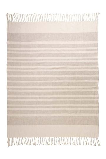 Bild von Sommerdecke STRIPES grey