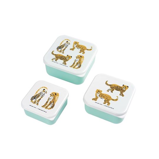 Bild von les jaguars - set of 3 lunch boxes , VE-4