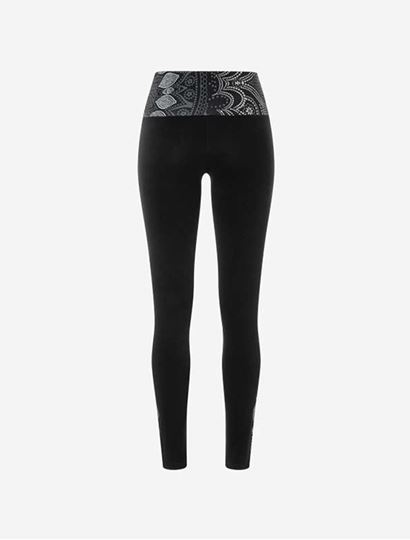 Bild von Yoga Leggings Maui Madhya schwarz von The Spirit of Om