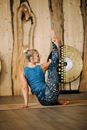 Bild von Yoga Leggings Magic in blue von The Spirit of OM