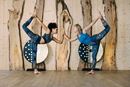 Bild von Yoga Leggings Magic in blue von The Spirit of OM