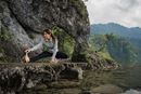 Bild von Leggings Yoga and Run in schwarz von The Spirit of OM