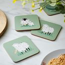 Bild von Woolly Sheep Coaster 4 Pack - Ulster Weavers