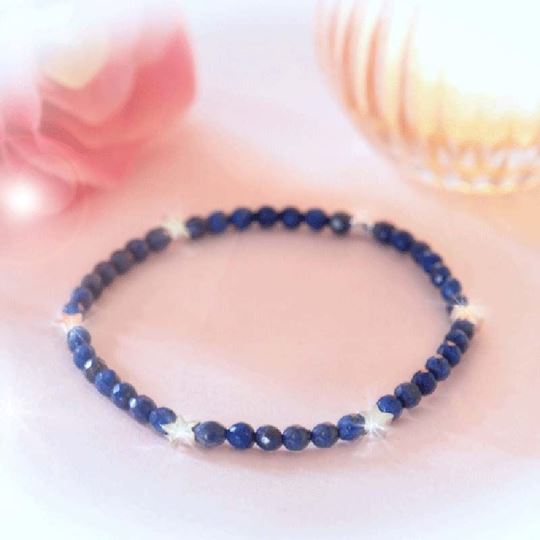 Bild von Lapislazuli-Armband Stars