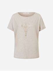 Bild von Shirt Eka Padma in sand-nature melange gold von The Spirit of OM