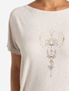 Bild von Shirt Eka Padma in sand-nature melange gold von The Spirit of OM