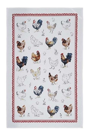 Bild von Farm Birds Cotton Tea Towel - Ulster Weavers