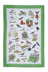 Bild von Garden Birds Cotton Tea Towel - Ulster Weavers