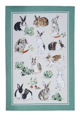 Bild von Rabbit Patch Cotton Tea Towel - Ulster Weavers