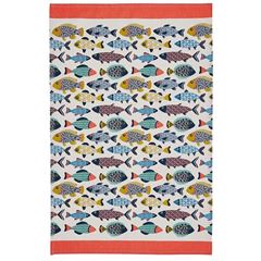 Bild von Aquarium Cotton Tea Towel - Ulster Weavers