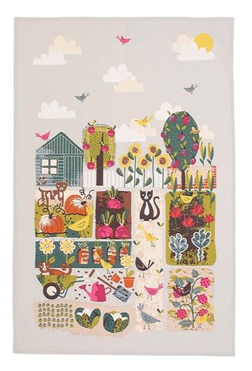 Bild von Home Grown Cotton Tea Towel - Ulster Weavers