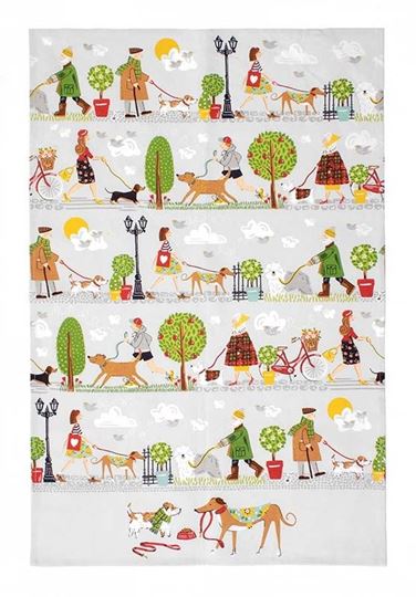 Bild von Walkies Cotton Tea Towel - Ulster Weavers