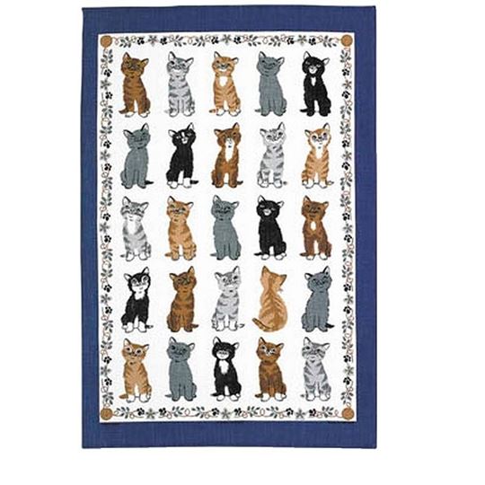 Bild von Kittens Arrived Cotton Tea Towel - Ulster Weavers