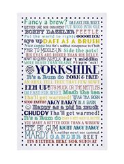 Bild von Yorkshire Born & Bred Cotton Tea Towel - Ulster Weavers