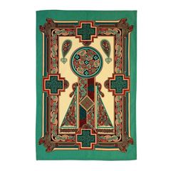 Bild von Celtic Panels Cotton Tea Towel - Ulster Weavers