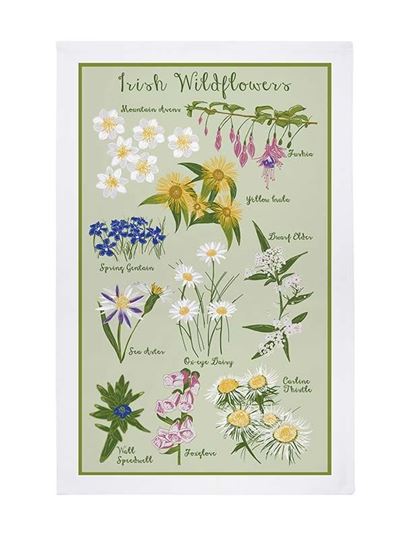 Bild von Irish Wild Cotton Tea Towel - Ulster Weavers