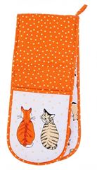 Bild von Cats In Waiting Double Oven Glove - Ulster Weavers