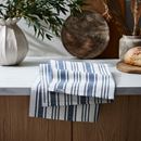 Bild von Denim Stripe Cotton Tea Towel - Ulster Weavers