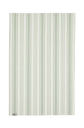 Bild von Sage Stripe Cotton Tea Towel - Ulster Weavers