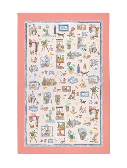 Bild von Pets In the City Cotton Tea Towel - Ulster Weavers