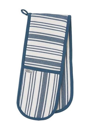 Bild von Denim Stripe Double Oven Glove - Ulster Weavers