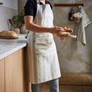 Bild von Sage Stripe Cotton Apron - Ulster Weavers