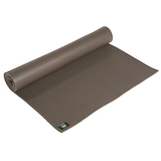 Bild von Yogamatte Premium 200 x 60 cm in Graubraun von Lotus Design