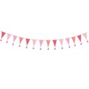 Bild von WE HEART BIRTHDAYS PINK FABRIC BUNTING 3M/10FT